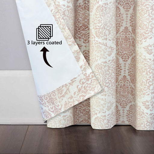 lapeer blush blackout curtains