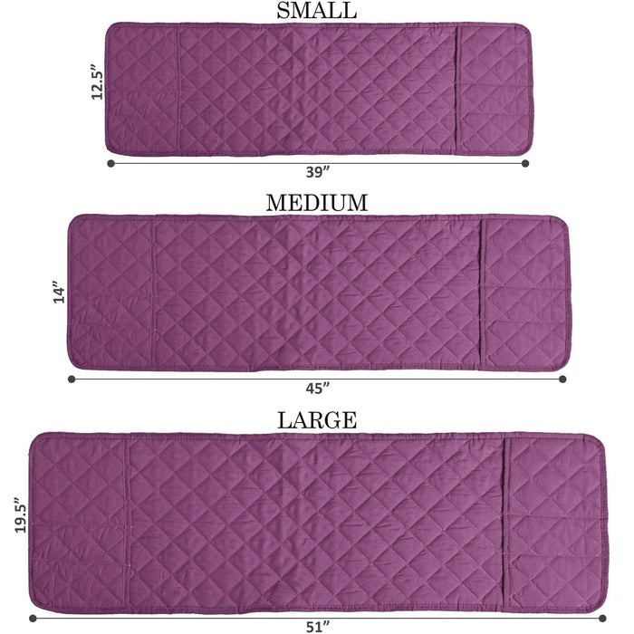 waterproof quilted microwave oven cover lilac