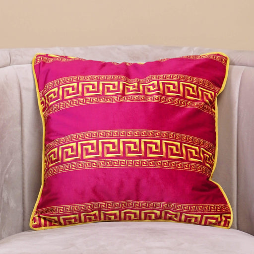 lush hot pink cushion cover