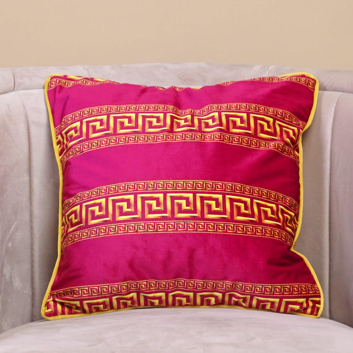 lush hot pink cushion cover