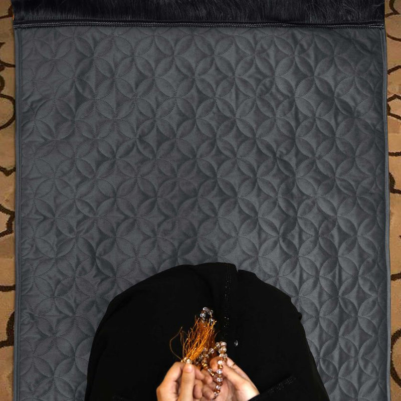 luxury velvet embossed prayer mat