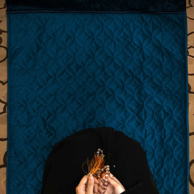 luxury velvet embossed prayer mat