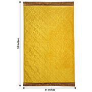 luxury velvet embossed prayer mat