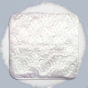 ultrasoft reversible luxury blue floral satin wrapping sheet