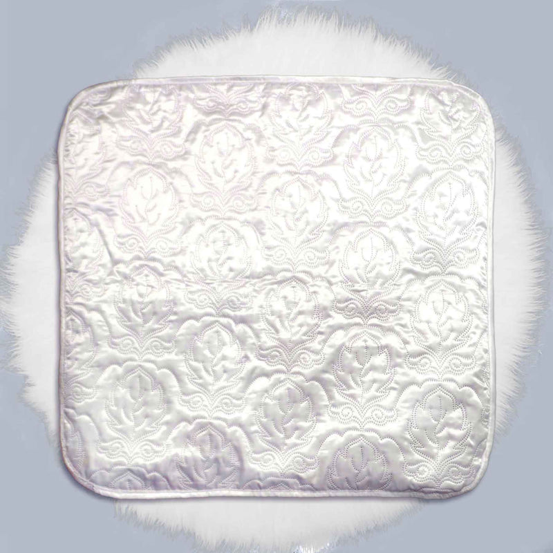 ultrasoft reversible luxury blue floral satin wrapping sheet