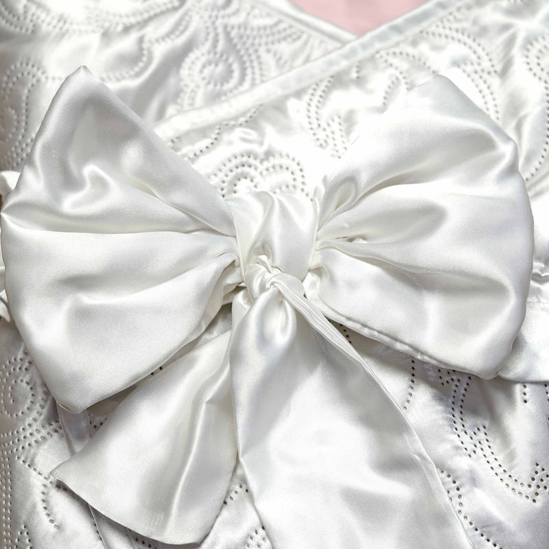 ultrasoft reversible luxury floral satin wrapping sheet