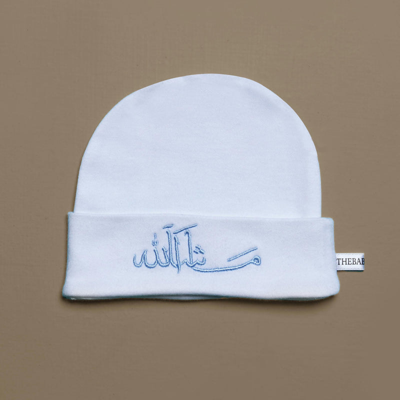 mashallah embroidered baby cap
