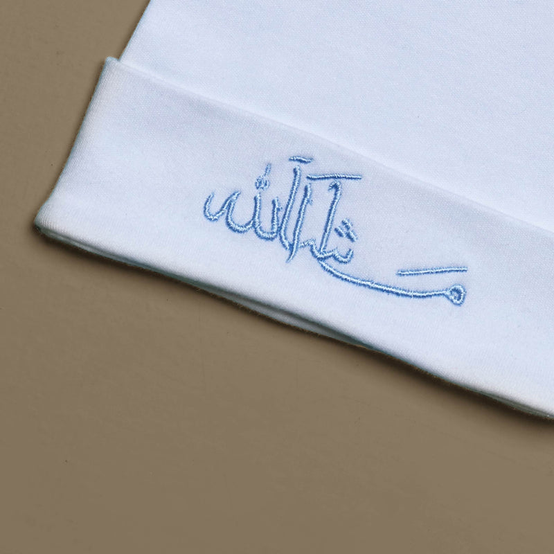 mashallah embroidered baby cap