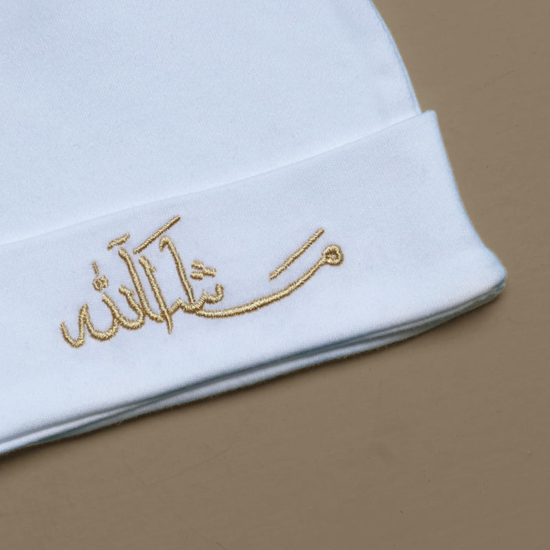 mashallah embroidered baby cap