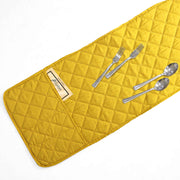 waterproof quilted microwave oven cover mustard