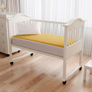 kids waterproof mattress protector fitted mustard