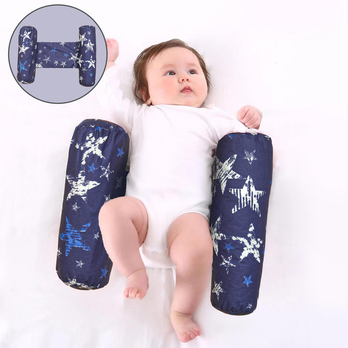 Navy Stars Baby Support Pillow