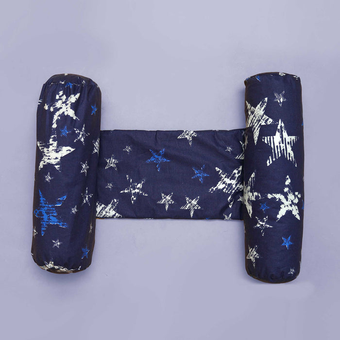 Navy Stars Baby Support Pillow