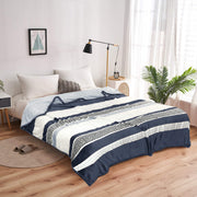 geo print embossed fleece blanket