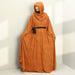orange printed abaya and hijaab