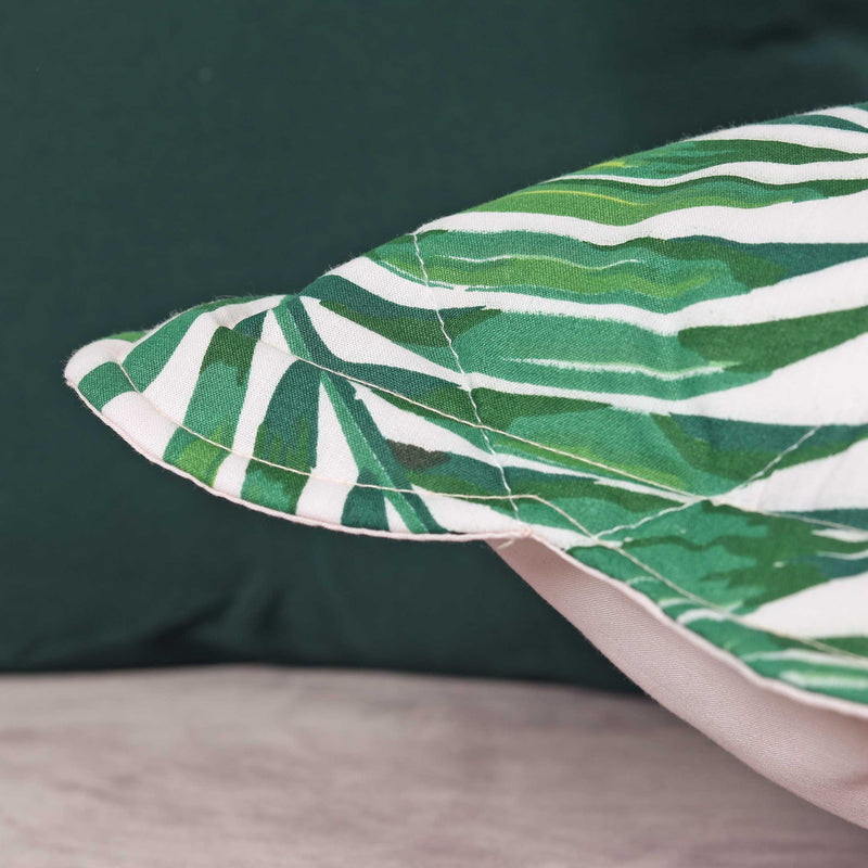 Palm Leaves Printed Cushion Covers (Bundle of 5)