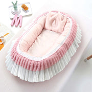 luxury laced baby snuggle bed