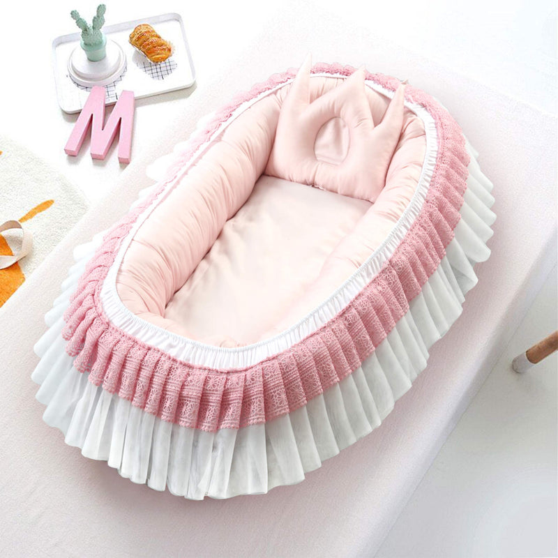 luxury laced baby snuggle bed
