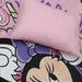 pink mini fitted sheet pillow