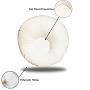 plain white head shaping cushion