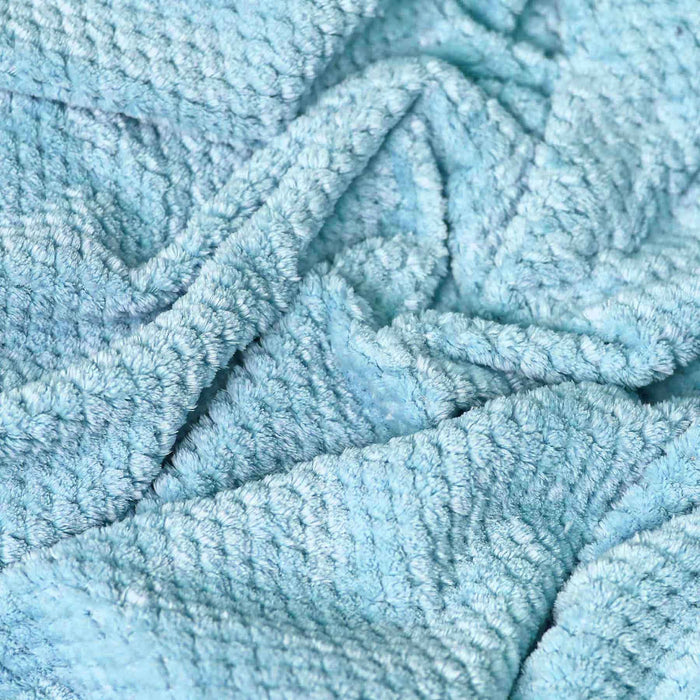 silky soft 310gsm popcorn embossed fleece ac blanket