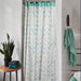 pop of color waterproof shower curtain