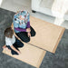 luxury velvet embossed parent child prayer mat
