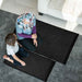 luxury velvet embossed parent child prayer mat