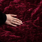 luxury crushed velvet prayer mat