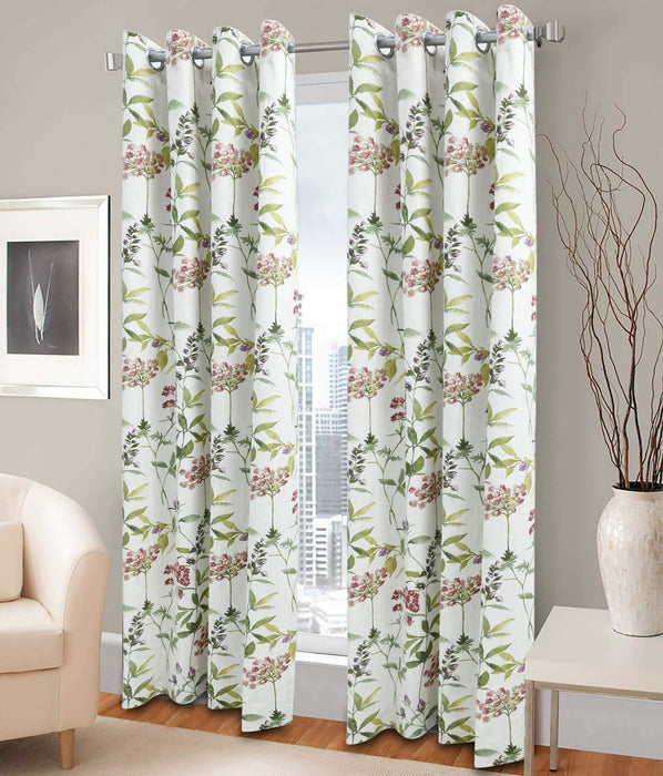 rosemary polyester light filtering single curtain panel