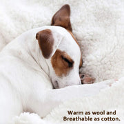 sherpa fur cushion cover with zip