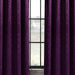 silky embossed velvet curtains plum