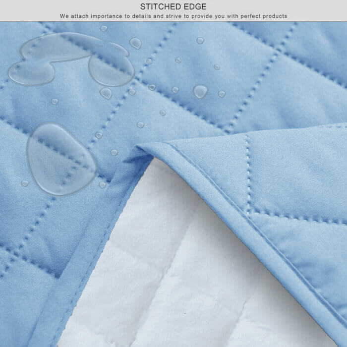 kids waterproof mattress protector fitted sky