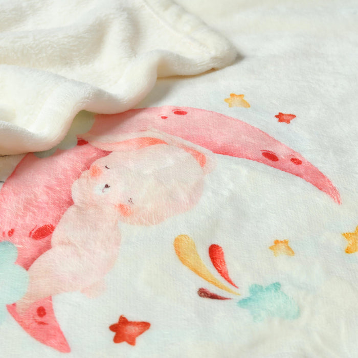 Sleepy Rabbit Printed Baby Fleece Blanket