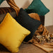 lush velvet solid colors cushion cover set bundle of 5