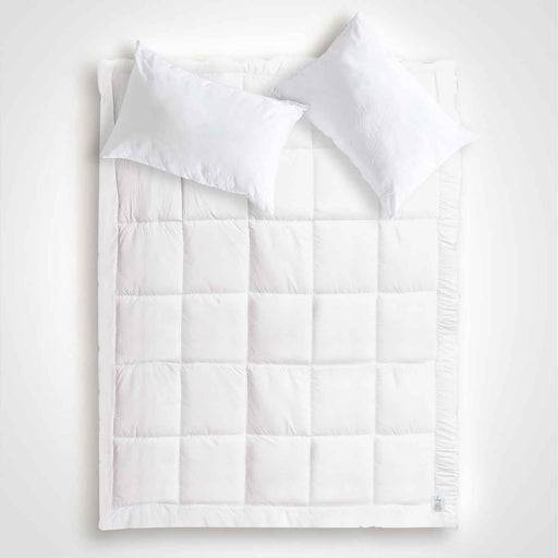 square quilted mattress topper