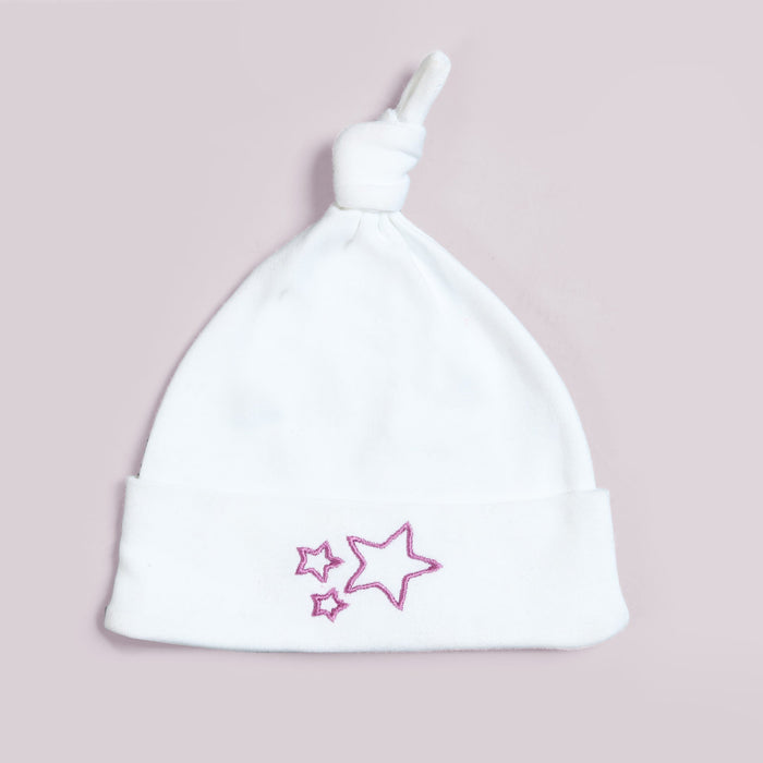 Stars Embroidered Baby Cap