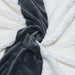 all seasons ultrasoft stripped fleece sherpa blanket