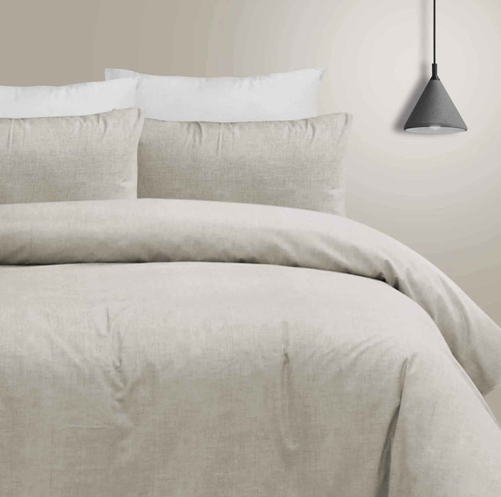 textured grey polycotton bedsheet set