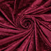 traditional curved embossed velvet curtains burgundy