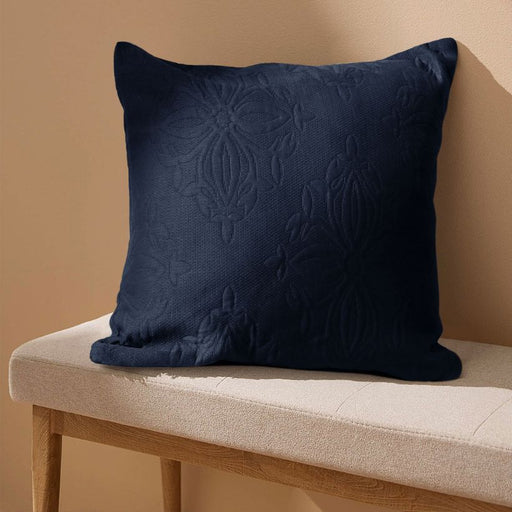traditional textured french matelasse cushion cover with zip