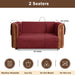 ultrasonic quilted sofa cover set maroon