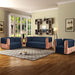 ultrasonic quilted sofa cover set navy