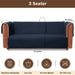 ultrasonic quilted sofa cover set navy
