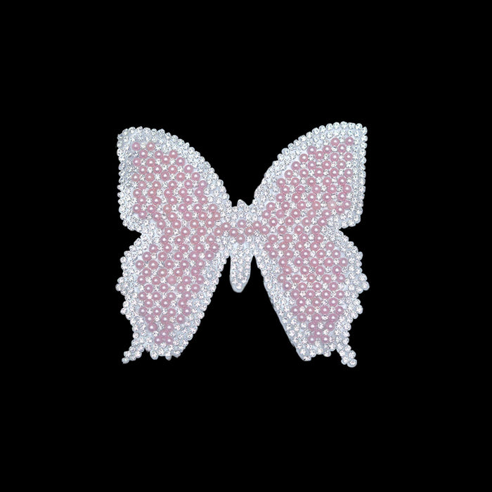 pink pearl large butterfly baby swaddle
