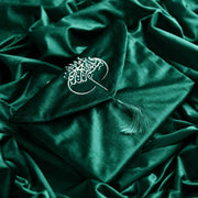 velvet embroidered bismillah quran cover