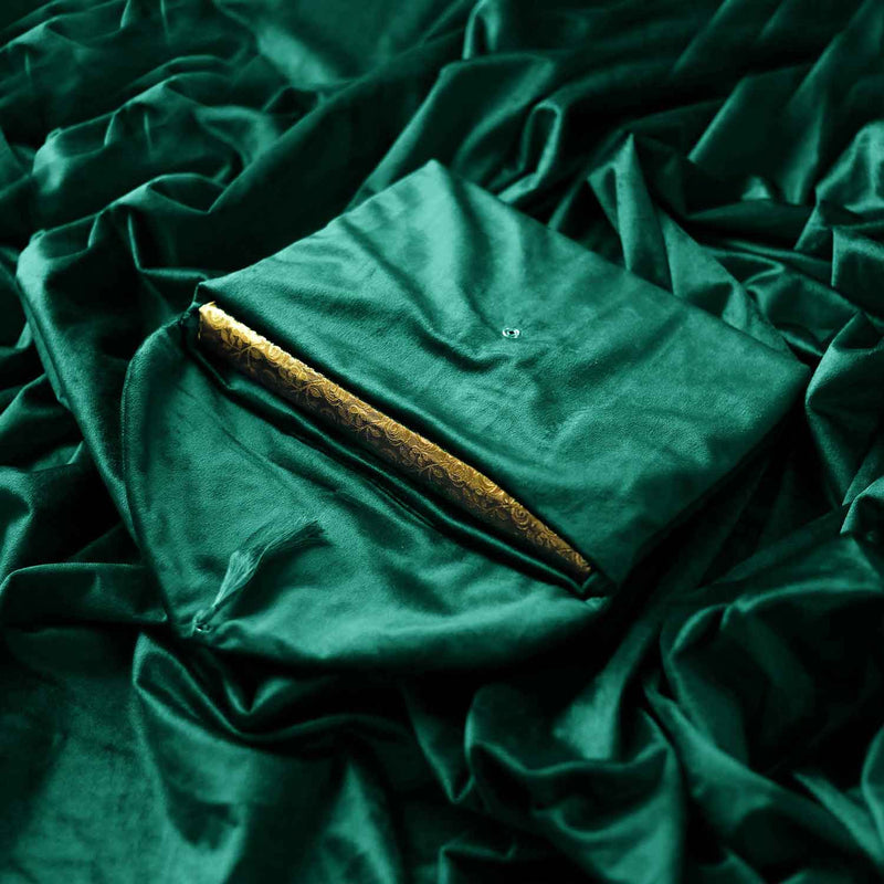 velvet embroidered bismillah quran cover