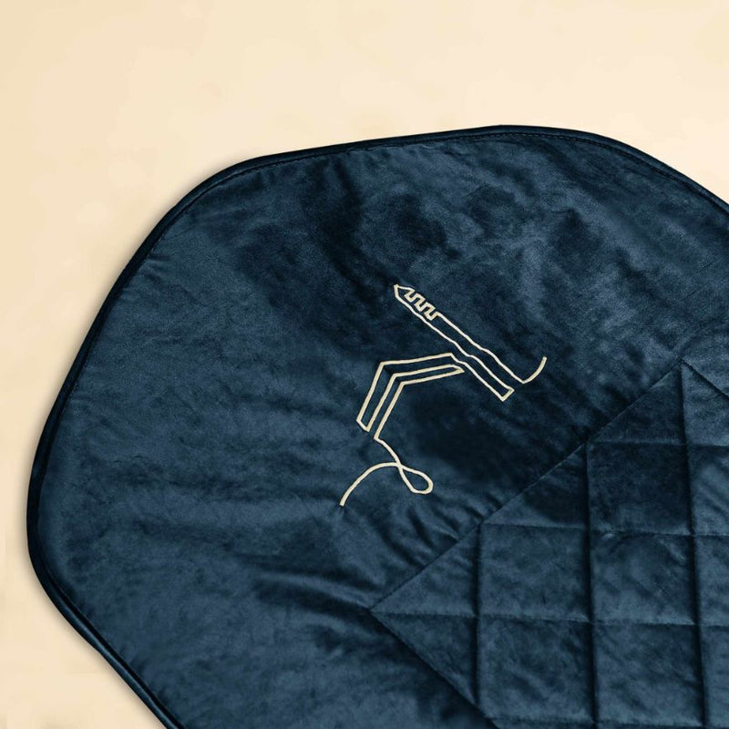 kaaba embroidered prayer mat