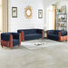 waterproof ultrasonic quilted sofa cover navy