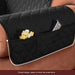 copy of waterproof ultrasonic quilted sofa cover black
